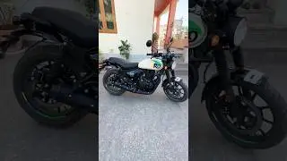Royal enfield Hunter 350 Rio white 2025 #hunter #automobile #bike #bullet #motorcycle