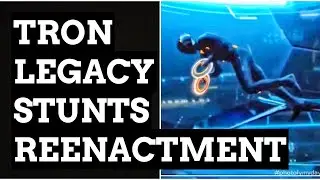 Rinzler In Real Life Tron Legacy Reenactment (Fandom Entertainment / Sci Fi Movies Parkour Tricking)