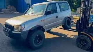 TOYOTA LAND CRUISER 90 - test widlaka