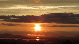 Maine Sunrise Over Misty Lake - 20x high speed