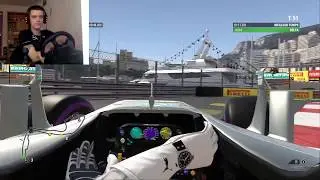 1er test f1 2016 avec volant/p&eacute;dales