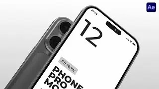 Phone Mockup App Promo 📱 After Effects Template