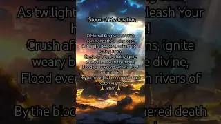 Storm of Restoration Prayer - Prayers For Beginners- #dailyprayer #christianprayer #love