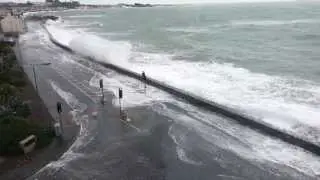 Rough Seas in Guernsey, Admiral Park
