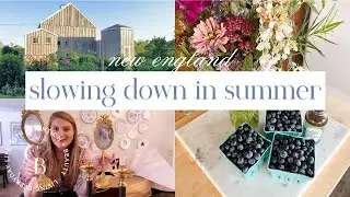 Simple Summer Joys | A Day of Flowers, Rain, Thrifting & Homemade Jam