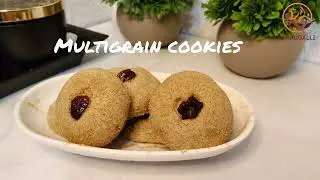 Multigrain cookies| eggless cookies | healthy cookies | bakery style cookies| मुक्तीग्रेन कुकीज 