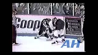 WHL Feb. 5, 1994 Medicine Hat Tigers v Red Deer Rebels (R) Rocky Thompson v Sean Selmser