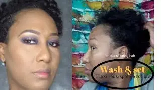 Wash and Set on Transitioning Hair /MsTanmarie