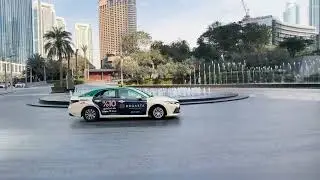 Taxi Advertising in Dubai | Green Taxi Branding by Synergy Arabia 🌆