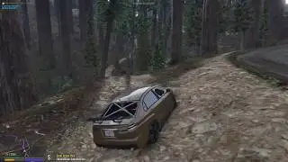FiveM BadLandsRP | Sick stunt after tryna climb a certain part
