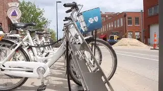 Eagle reporter goes for a spin on a Zagster bike