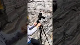 SECRET VIEW in RESTRICTED AREA🚫 #photography #canyon #waterfall #camera #extreme #adventure #nature