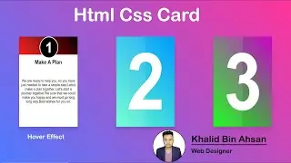 Html Css card design | How to make a card with html css