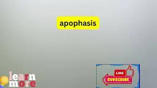 How to Pronounce apophasis
