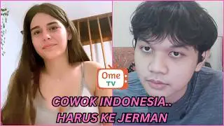 KETIKA BULE BAHAGIA DAPET GOMBALAN DARI COWOK INDONESIA | OME TV INTERNASIONAL