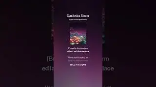 Synthetica Bloom 2 #AI​ #Song​ by #Suno​ #lyrics​ by #Meta #music​ #newmusic​