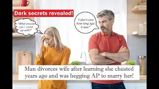 Man divorces wife after learning she cheated years ago and was begging her AP to leave his wife!