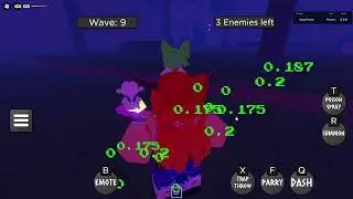 Wave Defense Game Dark forest solo (flower staff)