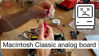 Fixing the Macintosh Classic analog board