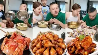 蠢老公自以为聪明抢走所有鸡腿，不料我早有打算，看着空盘子他气哭了！