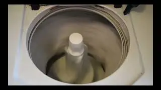 General Electric Filter Flo Washer - Spin Cycle (Wobbling Noisy Sound)