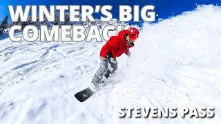 An UNFORGETTABLE Powder Day at Stevens Pass