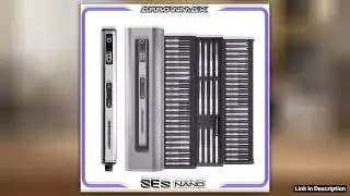 ARROWMAX Mini Electric Screwdriver Set 60 in 1 Precision Cordless Screwdriver kit for Phone Camera