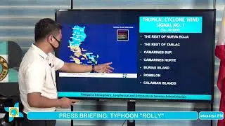 Press Briefing: Typhoon Rolly (Goni) update | Sunday, November 1