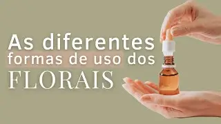 Formas de usar os Florais de Bach 🌸 Diferentes formas de como usar os Florais