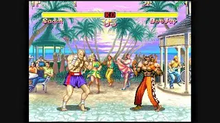 Sagat vs Dee Jay (Hardest AI) - Street Fighter II: The New Challengers