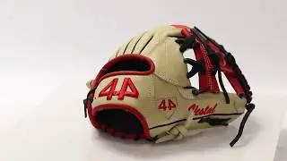 44 Pro Custom Baseball Glove Signature Series Blonde Black Red Inlay I web