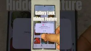 gallery lock -  hidden feature in samsung smart phones #s23ultra #s24ultra #samsungsseries @vslogs