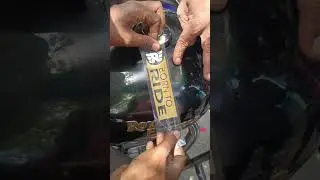 Royal Enfield  Tanki🔥🔥  Scratch Sticker Modified Design #trending #shortsfeed #viral