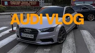 Audi Vlog 8 : Купил китайские пороги S-line и вечер в кругу SuperStock1654 #vlog #automobile #audi