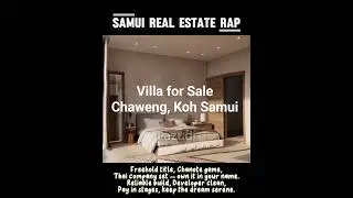 $245K Off-plan 3bed Pool Villa in Chaweng, Koh Samui, Thailand