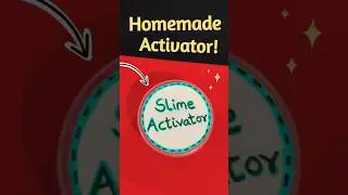 Homemade Slime Activator! 100% Working with Proof 🤓👍✨ slime activator diy #shorts #slime #diy