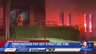 Warehouse fire in SLC overnight