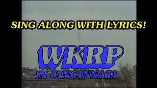 WKRP In Cincinnati theme song - lyrics on screen