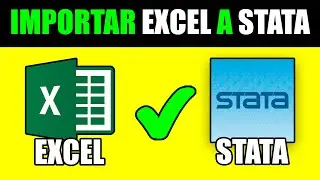 How to Import/Open Excel into Stata 📊 | Import XLSX Files Step by Step