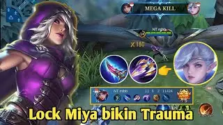 Natalia gameplay Lock Miya part 1 bikin trauma | build top global 1 natalia