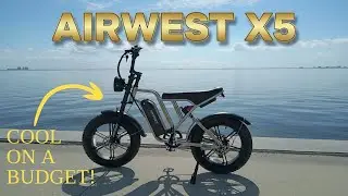 Избегаем зимы в Тампа-Бэй на электровелосипеде AIRWEST X5 в стиле мопеда.