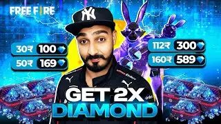 Free Fire Double Diamonds Top Up Trick 💎 Free Fire