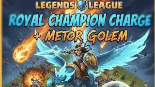 Powerful Meteor Golem + Rc Walk Strategy for Legend League/ Wars 