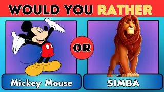 WOULD YOU RATHER?  DISNEY EDITION 🚀✨|  DISNEY CHARACTERS 🎮🚩