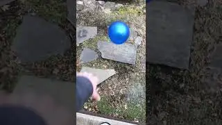 BLUE Water Balloon DROP!! (Slow-Motion!!) #shorts #youtubeshorts