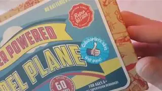 flying rubber powered plane review