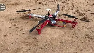 Drone test DJI Naza M lite with RadioLink AT10 ii - the first test