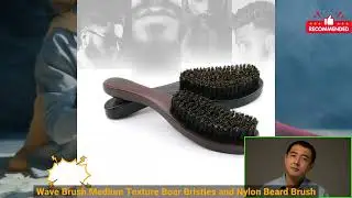 3256806885163333 Wave Brush Curve 360 Wave Brush Medium Texture Boar Bristles and Nylon
