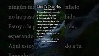 Dios Te Dice #jesus #love #amor #youtubeshorts #ytshorts #viral #viralvideo #shortvideo #shorts #fyp