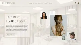 Best Wix Hair Salon & Hairstyle Website Template